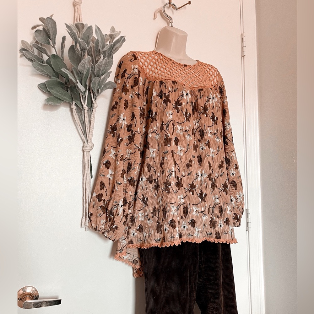 POL Gauze Tunic Blouse